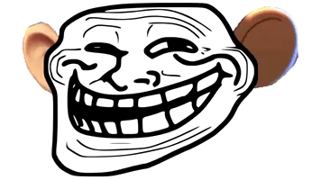 KeroroClaptrapAnimations troll face ear wiggle GIF