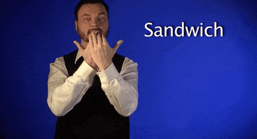 sign language sandwhich GIF by Sign with Robert
