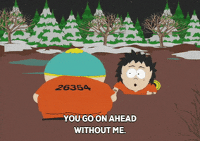 escaping eric cartman GIF by South Park 