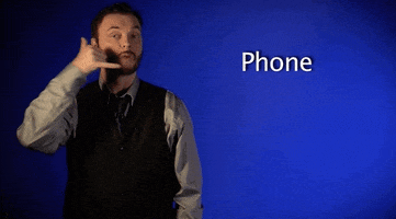 sign language phone GIF by Sign with Robert