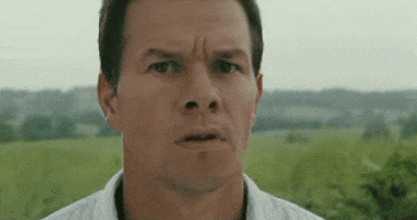 Movie gif. Mark Wahlberg as Elliot in The Happening stares ahead as his eyes glances around in confusion.