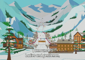 snowy mountain GIF by South Park 