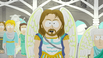 angel jesus GIF by South Park 
