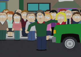 lifting throwing car GIF by South Park 