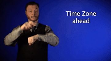 sign language time zone ahead GIF by Sign with Robert