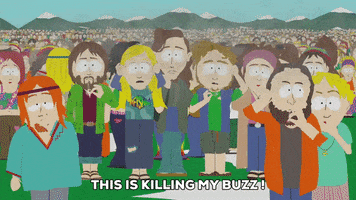 crowd smoking GIF by South Park 