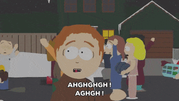 Scared Run GIF by South Park