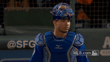 Chicago Cubs Shrug GIF by MLB