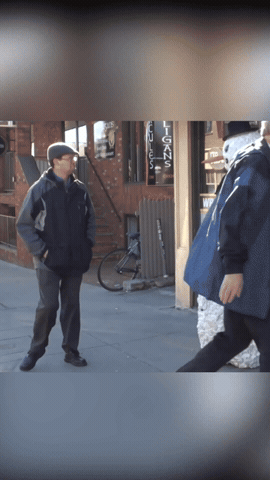 Freaky The Scary Snowman GIF