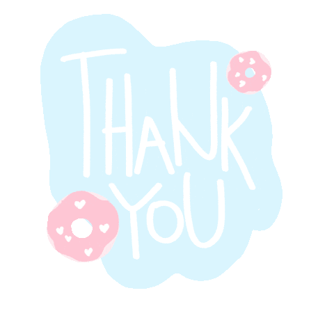 Pink Donut Sticker by La Donuteria Official