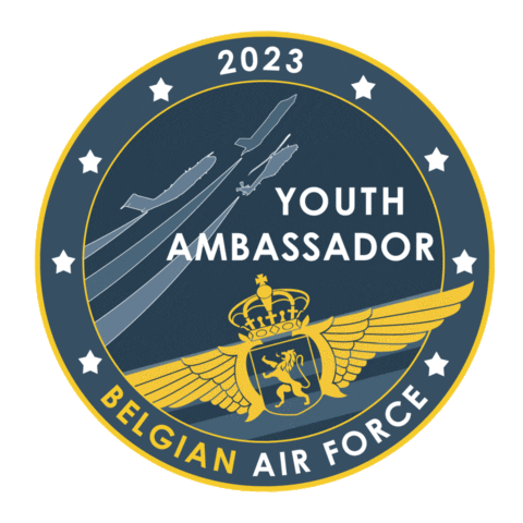 Youth Ambassador Sticker by Belgian Air Force