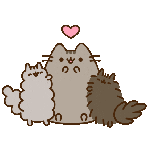 Cat Family Love Sticker by Pusheen