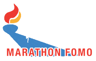 Nyc Marathon Running Sticker by Sarah Marie Design Studio