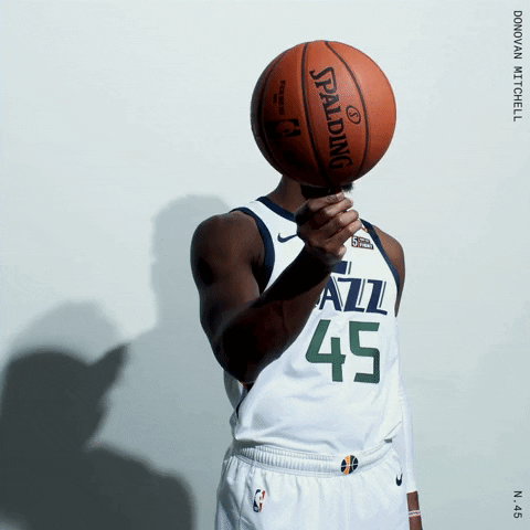 Donovan Mitchell Sport GIF by Utah Jazz