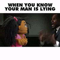 dating lying GIF by Fluffy Friends