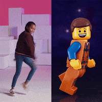lego movie dance GIF by LEGO