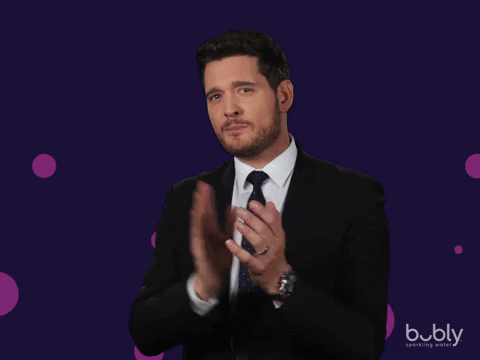 michael buble good job GIF by bubly