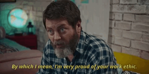 proud of you gif ron swanson