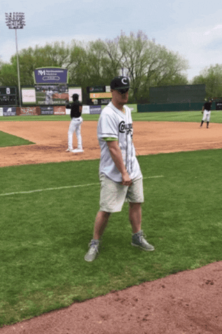 flossing dancing GIF by Kane County Cougars