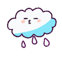 Rain Cloud Sticker