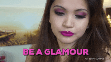 glamorous fashion beauty eyes makeup GIF