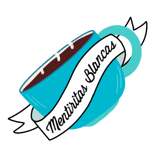 Coffee Mug Sticker by mentiritasblancas