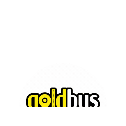 Gold Bus Sticker