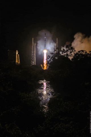 Centre Spatial Guyanais Rocket GIF by CNES