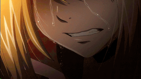 Happy Crying Anime Girl Gif
