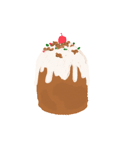 Christmas Cake Sticker for iOS & Android | GIPHY