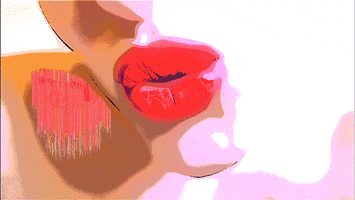 glitch kiss GIF by Tara