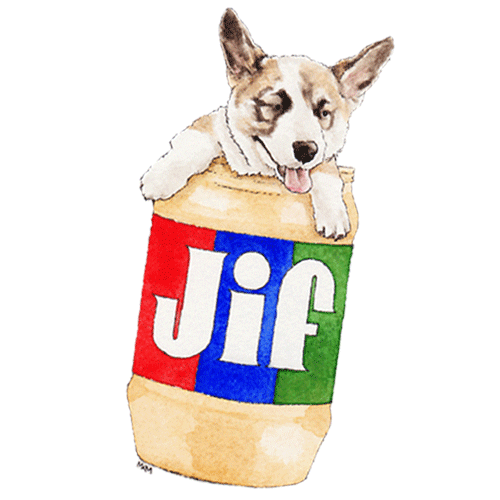 Happy Peanut Butter Sticker for iOS & Android GIPHY