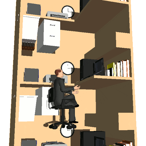 3D Business GIF by badblueprints