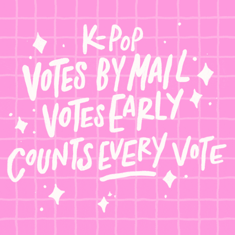 Vote Early K-Pop GIF by INTO ACTION