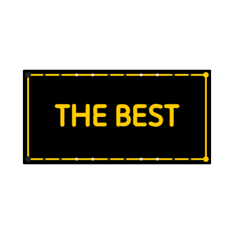 English Neon Sticker