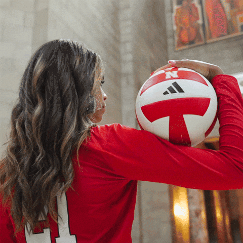 Nebraska Volleyball GIF by Huskers