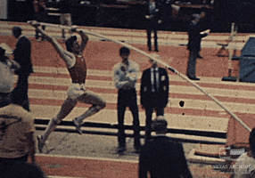 track and field success GIF by Texas Archive of the Moving Image