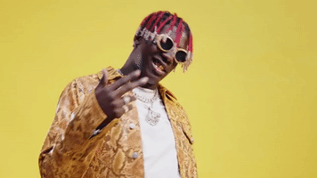 lady in yellow GIF by Lil Yachty