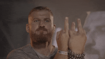 Mma Middle Finger GIF by UFC