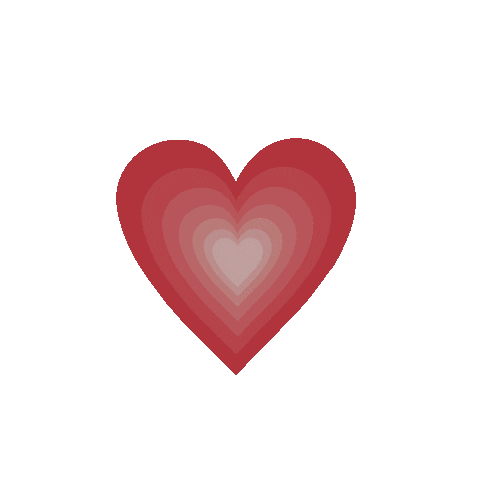 In Love Hearts Sticker