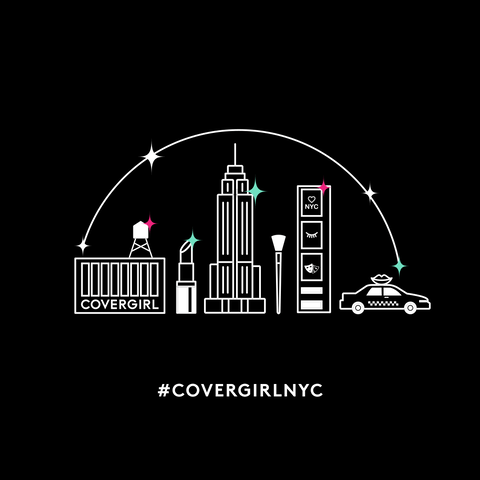 Times Square Covergirl GIF