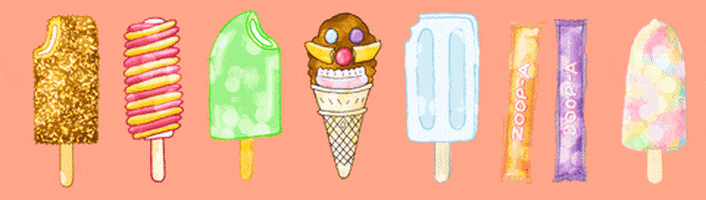 ice cream party GIF by Hacklock