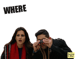 Binoculars Sanjay Sticker by Surina & Mel.