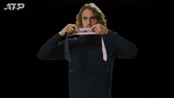 tying tennis player GIF by ATP Tour