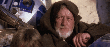 Obi-Wan Kenobi Not The Droids GIF