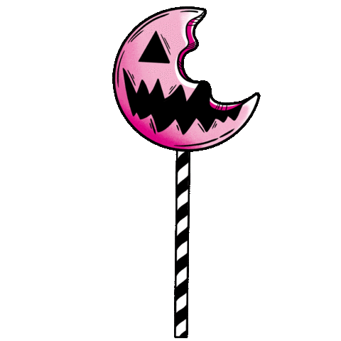 Trick Or Treat Halloween Sticker by Pink Fang