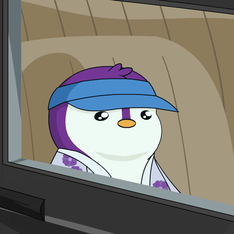 Wondering Deep Thoughts GIF by Pudgy Penguins