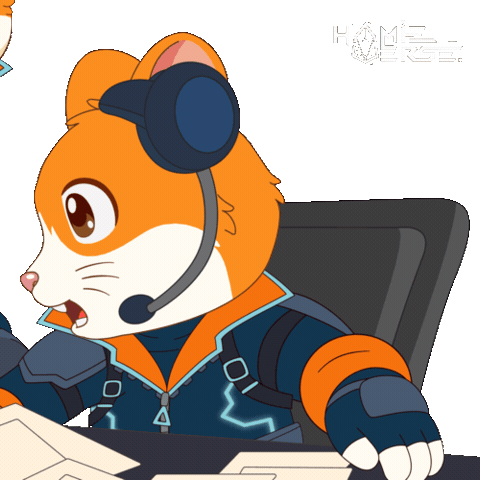 Excited Hype Sticker by Hamieverse