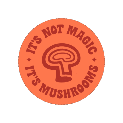 Mc Mushrooms Sticker by The Mushroom Council