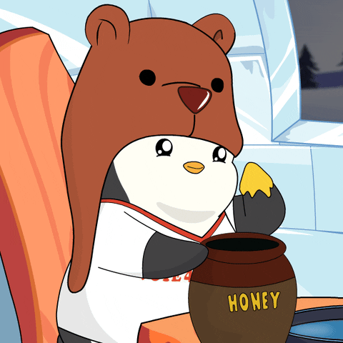 Hungry Bear GIF by Pudgy Penguins